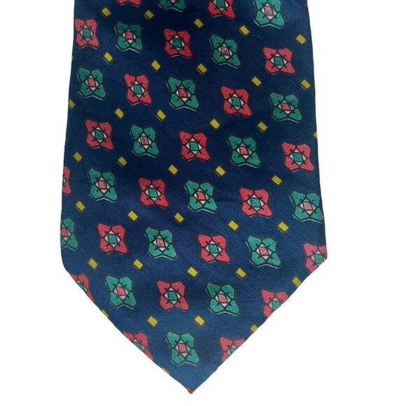 Geometric Flower Tie - Picture 4 of 5